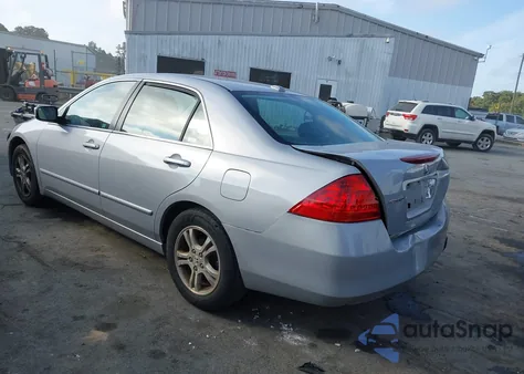 2007 Honda Accord 2.4 Ex из США, поврежденный, VIN 1HGCM56827A077986